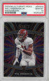 Graded 2023 Panini Select Will Anderson #PHWA PHENOMENON Rookie RC Football Card PSA 10 Gem Mint