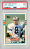 Graded 1989 Topps Traded Troy Aikman #70T Rookie RC Football Card PSA 9 Mint