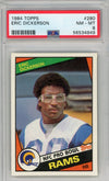 Graded 1984 Topps Eric Dickerson #280 Rookie RC Football Card PSA 8 NM-MT