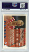 Graded 1996 Topps Allen Iverson #171 Rookie RC Basketball Card PSA 7 Auto Grade Near Mint