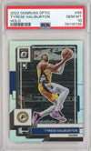 Graded 2022 Donruss Optic Tyrese Haliburton #99 Holo Basketball Card PSA 10 Gem Mint