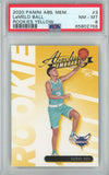 Graded 2020 Panini Absolute LaMelo Ball #3 Rookies Yellow Basketball Card PSA 8 Mint
