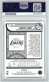 Graded 2022 Panini NBA Hoops LeBron James #170 Basketball Card PSA 10 Gem Mint