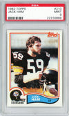 Graded 1982 Topps Jack Ham #210 Football Card PSA 9 Mint