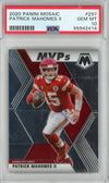 Graded 2020 Panini Mosaic Patrick Mahomes II #297 Football Card PSA 10 Gem Mint