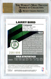 Graded 2008 Topps Signature Larry Bird #TSALB Basketball Card BGS 9.5 Auto BGS 10 Gem Mint