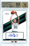 Graded 2008 Topps Signature Larry Bird #TSALB Basketball Card BGS 9.5 Auto BGS 10 Gem Mint