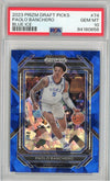 Graded 2023 Prizm Draft Picks Paolo Banchero #74 Blue Ice Rookie RC Basketball Card PSA 10 Gem Mint