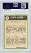 Graded 1967 Topps Fence Busters Willie Mays Willie McCovey #423 Baseball Card PSA 6 EX-MT