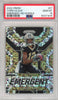 Graded 2022 Panini Prizm Chris Olave #E7 Emergent No Huddle Rookie RC Football Card PSA 10 Gem Mint