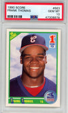 Graded 1990 Score Frank Thomas #663 Rookie RC Baseball Card PSA 10 Gem Mint
