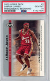 Graded 2003-04 Upper Deck UD LeBron James #2 Phenomenal Beginning Rookie RC Basketball Card PSA 10 Gem Mint