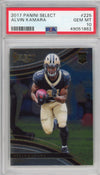 Graded 2017 Panini Select Alvin Kamara #225 Rookie RC Football Card PSA 10 Gem Mint