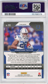 Graded 2020 Panini Prizm Jonathan Taylor #332 Green Rookie RC Football Card PSA 10 Gem Mint