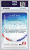 Graded 2016 Topps Simone Biles #38 Bronze Olympic Rookie RC Gymnastics Card PSA 10 Gem Mint