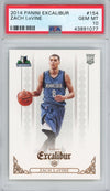 Graded 2014-15 Panini Excalibur Zach LaVine #154 Rookie RC Basketball Card PSA 10 Gem Mint