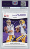 Graded 2020 Panini Contenders DP Joe Burrow & Justin Jefferson #5 Rookie RC Football Card PSA 9 Mint