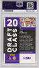 Graded 2020 Panini Contenders DP Draft Picks Joe Burrow #1 Class Rookie RC Football Card PSA 9 Mint