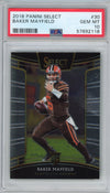 Graded 2018 Panini Select Baker Mayfield #30 Rookie RC Football Card PSA 10 Gem Mint