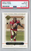 Graded 2005 Topps Frank Gore #418 Rookie RC Football Card PSA 10 Gem Mint