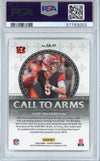 Graded 2020 Panini Playoff Joe Burrow #CA17 Call To Arms Rookie RC Football Card PSA 10 Gem Mint