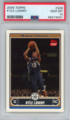Graded 2006-07 Topps Kyle Lowry #226 Rookie RC Basketball Card PSA 10 Gem Mint