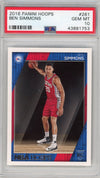 Graded 2016-17 Panini Hoops Ben Simmons #261 Rookie RC Basketball Card PSA 10 Gem Mint