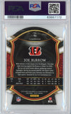 Graded 2020 Panini Select Joe Burrow #46 Die-Cut Red Prizm Concourse Rookie RC Football Card PSA 10 Gem Mint