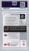 Graded 2011-12 Upper Deck UD SP Authentic Kawhi Leonard #27 Rookie RC Basketball Card PSA 10 Gem Mint