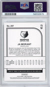 Graded 2019-20 Panini Hoops Ja Morant #297 Rookie RC Basketball Card PSA 10 Gem Mint