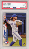 Graded 2020 Topps Bo Bichette #78 Rookie RC Baseball Card PSA 9 Mint