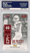 Graded 2016 Panini Contenders DP Draft Picks Dak Prescott #25 Game Day Tickets Rookie RC Football Card PSA 10 Gem Mint