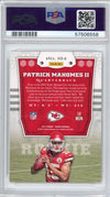 Graded 2017 Panini Patrick Mahomes II #104 Rookie RC Football Card PSA 9 Mint