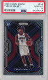 Graded 2020-21 Panini Prizm Tyrese Maxey #256 Rookie RC Basketball Card PSA 10 Gem Mint