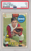 Graded 1969 Topps Johnny Bench #95 All-Star Rookie Cup RC Baseball Card PSA 5 Excellent