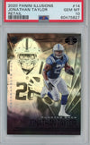 Graded 2020 Panini Illusions Jonathan Taylor #14 Retail Rookie RC Football Card PSA 10 Gem Mint