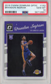 Graded 2016-17 Panini Donruss Optic Brandon Ingram #152 Rookie RC Basketball Card PSA 10 Gem Mint
