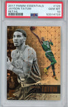 Graded 2017-18 Panini Essentials Jayson Tatum #129 Retail Rookie RC Basketball Card PSA 10 Gem Mint