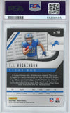 Graded 2019 Panini Prizm TJ T.J. Hockenson #364 Green Rookie RC Football Card PSA 10 Gem Mint