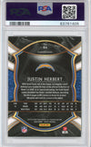 Graded 2020 Panini Select Justin Herbert #44 Concourse Rookie RC Football Card PSA 10 Gem Mint