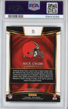 Graded 2018 Panini Select Nick Chubb #33 Concourse Rookie RC Football Card PSA 10 Gem Mint