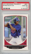 Graded 2013 Bowman Prospect Byron Buxton #BP1 Rookie RC Baseball Card PSA 10 Gem Mint