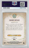 Graded 2018 Topps Gypsy Queen Shohei Ohtani #89 Rookie RC Baseball Card PSA 10 Gem Mint