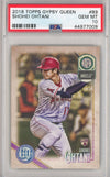 Graded 2018 Topps Gypsy Queen Shohei Ohtani #89 Rookie RC Baseball Card PSA 10 Gem Mint