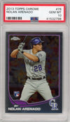 Graded 2013 Topps Chrome Nolan Arenado #78 Rookie RC Baseball Card PSA 10 Gem Mint