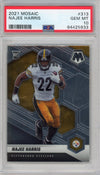 Graded 2021 Panini Mosaic Najee Harris #313 Rookie RC Football Card PSA 10 Gem Mint
