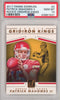 Graded 2017 Panini Donruss Patrick Mahomes II #2 Rookie Gridiron Kings Rookie RC Football Card PSA 10 Gem Mint
