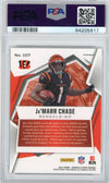 Graded 2021 Panini Rookies & Stars Ja'Marr Chase #107 Pulsar Prizm Rookie RC Football Card PSA 10 Gem Mint