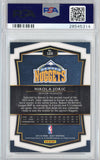 Graded 2015-16 Panini Select Nikola Jokic #128 Rookie RC Basketball Card PSA 10 Gem Mint
