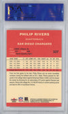 Graded 2004 Fleer Tradition Philip Rivers #337 Rookie RC Football Card PSA 10 Gem Mint
